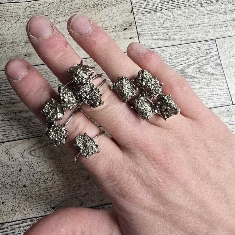 Pyrite Rings - Picture 2 of 5